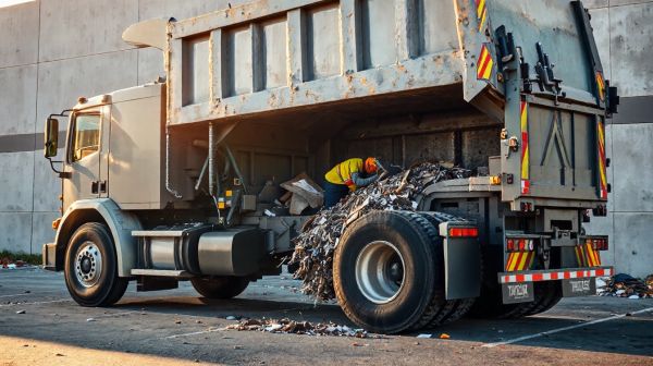 Choisissez une location de camion benne pour un enlèvement rapide